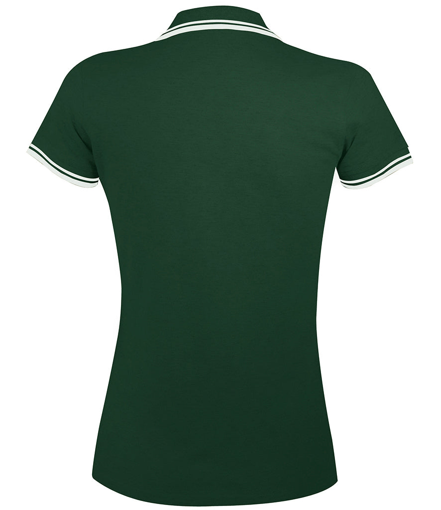 SOL'S Ladies Pasadena Tipped Cotton PiquÃ© Polo Shirt