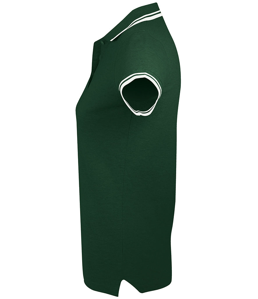 SOL'S Ladies Pasadena Tipped Cotton PiquÃ© Polo Shirt