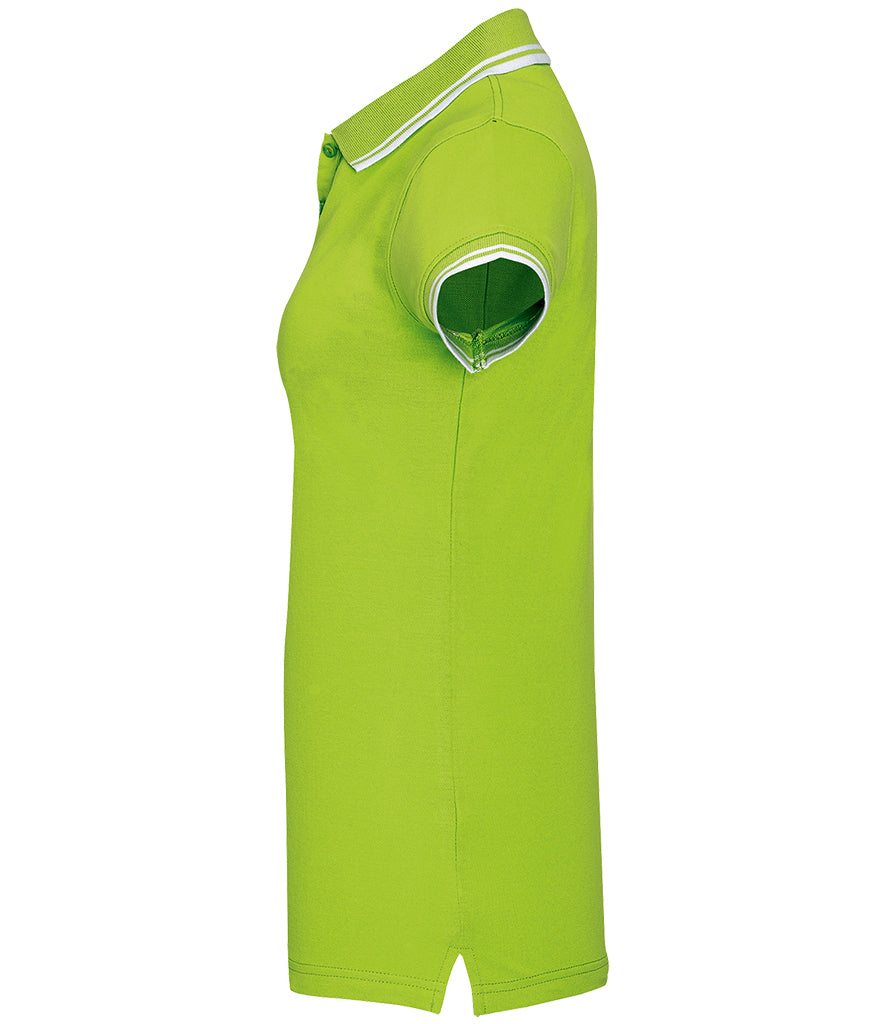 SOL'S Ladies Pasadena Tipped Cotton PiquÃ© Polo Shirt