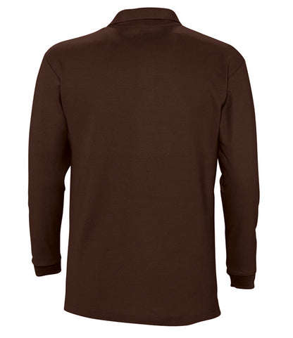 SOL'S Winter II Long Sleeve Cotton Piqué Polo Shirt