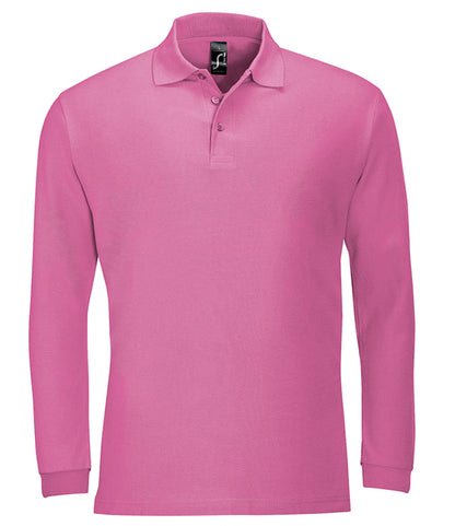 SOL'S Winter II Long Sleeve Cotton Piqué Polo Shirt