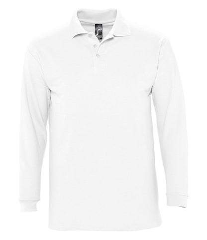 SOL'S Winter II Long Sleeve Cotton Piqué Polo Shirt