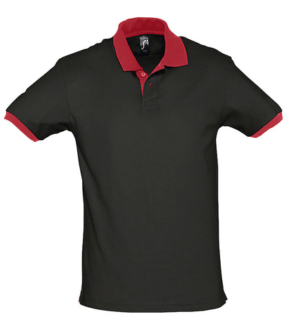 SOL'S Prince Contrast Cotton Piqué Polo Shirt