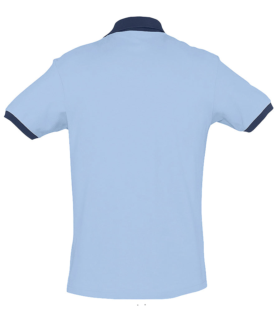 SOL'S Prince Contrast Cotton Piqué Polo Shirt