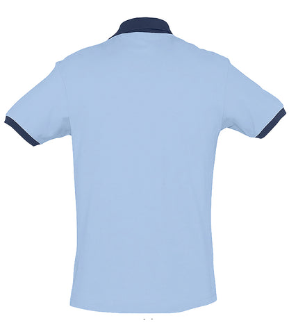 SOL'S Prince Contrast Cotton Piqué Polo Shirt