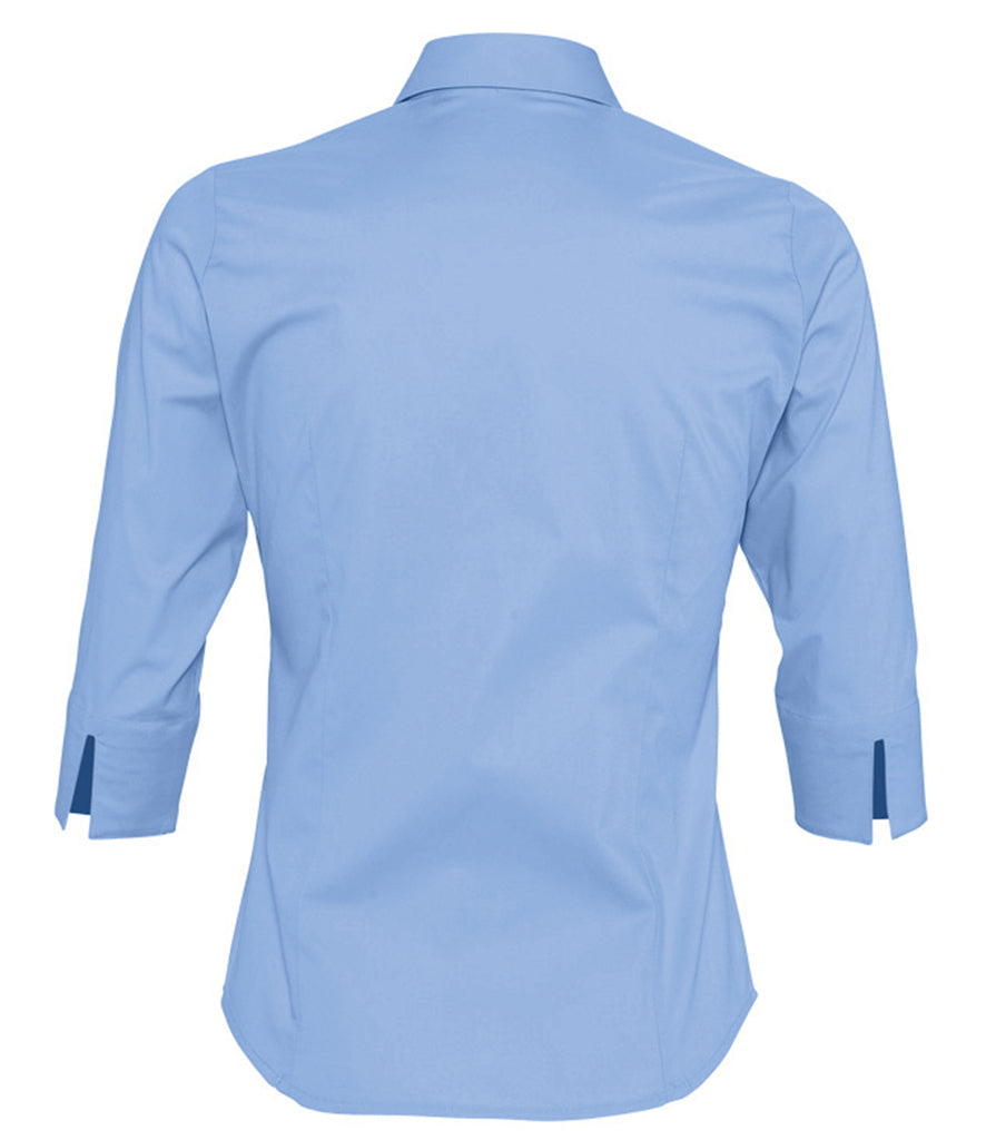 SOL'S Ladies Effect 3/4 Sleeve Fitted Shirt