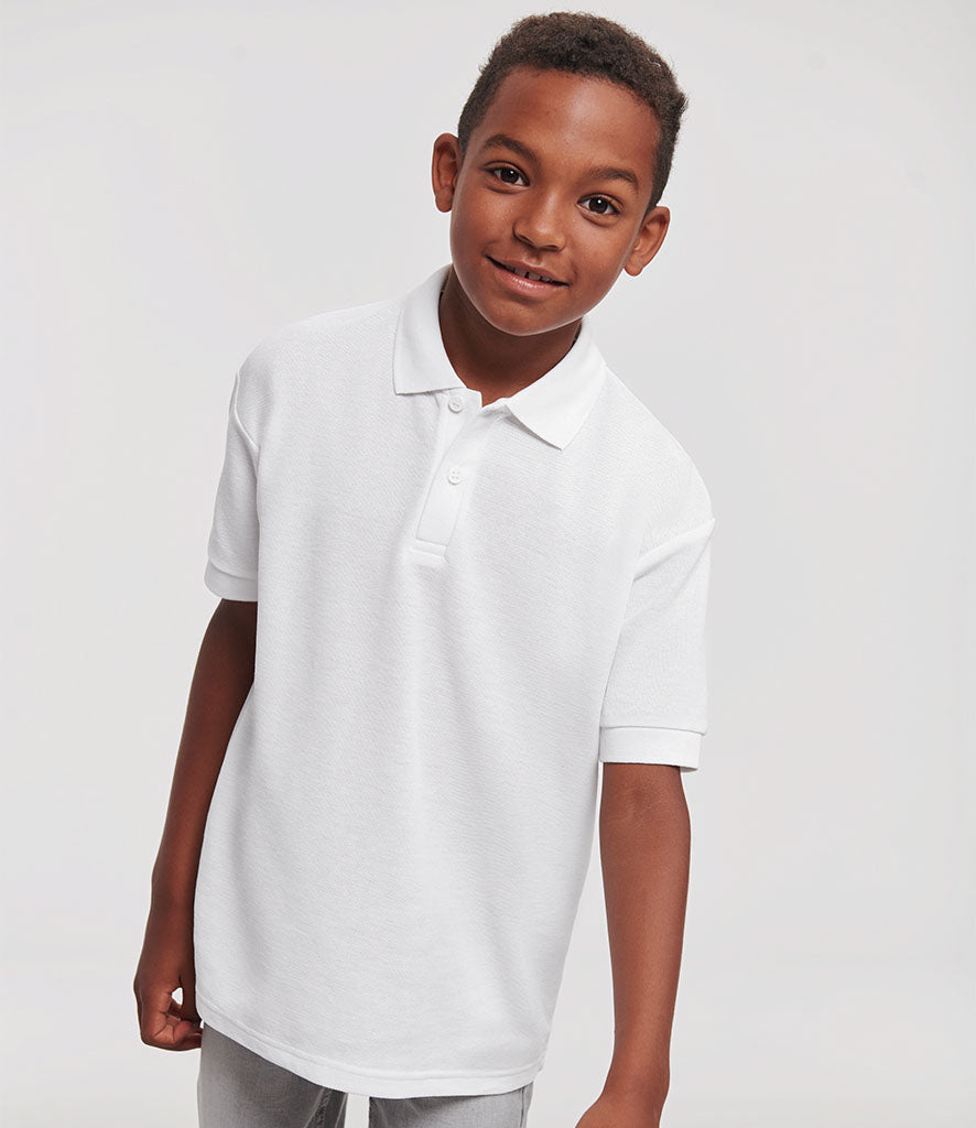 Russell Schoolgear Kids Poly/Cotton Piqué Polo Shirt