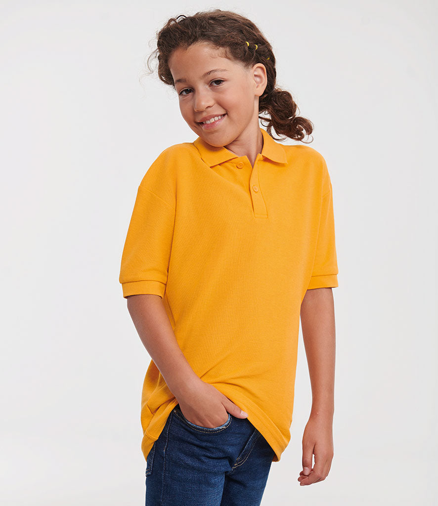 Russell Schoolgear Kids Poly/Cotton Piqué Polo Shirt