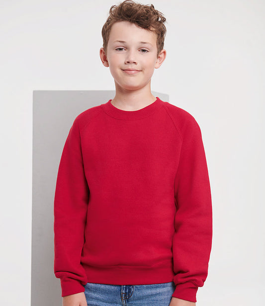 Russell Schoolgear Kids Raglan Sweatshirt