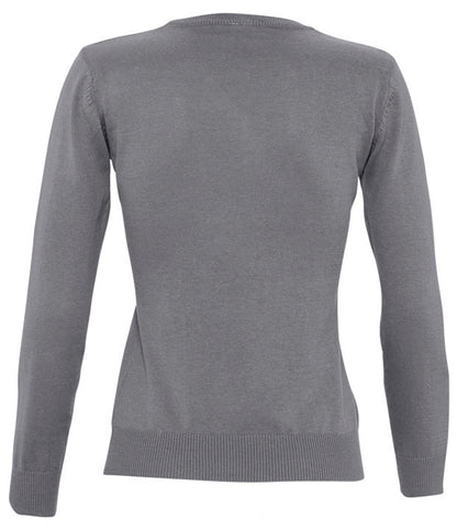 SOL'S Ladies Galaxy Cotton Acrylic V Neck Sweater