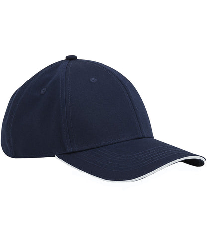 Beechfield EarthAwareÂ® Classic Organic Cotton 6 Panel Sandwich Peak Cap