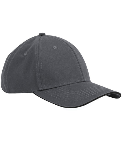 Beechfield EarthAwareÂ® Classic Organic Cotton 6 Panel Sandwich Peak Cap