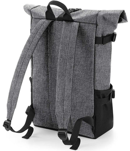 BagBase Block Roll-Top Backpack