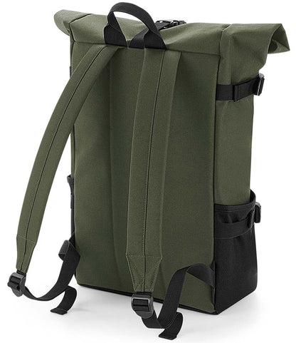 BagBase Block Roll-Top Backpack