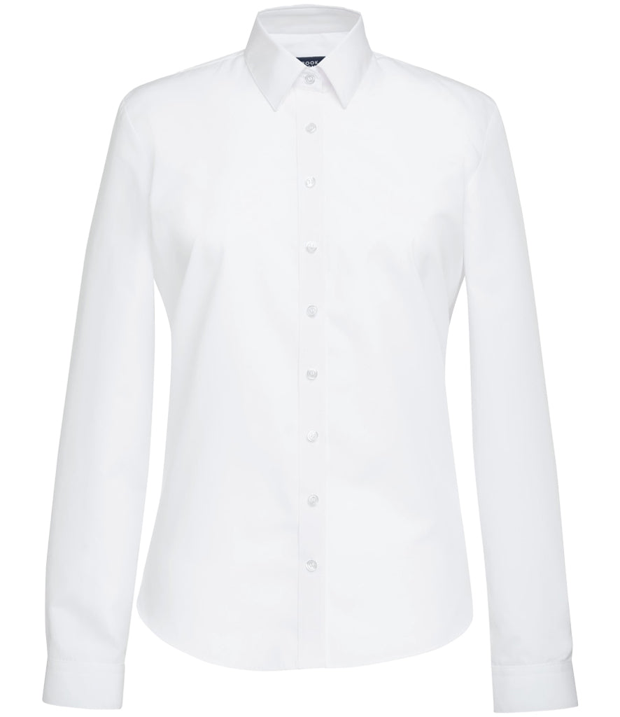 Brook Taverner Ladies Selene Long Sleeve Poplin Shirt