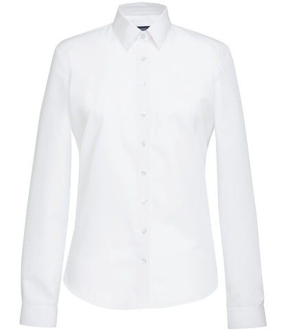 Brook Taverner Ladies Selene Long Sleeve Poplin Shirt