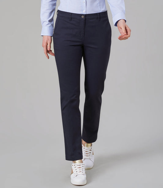 Brook Taverner Ladies Houston Slim Leg Chino Trousers