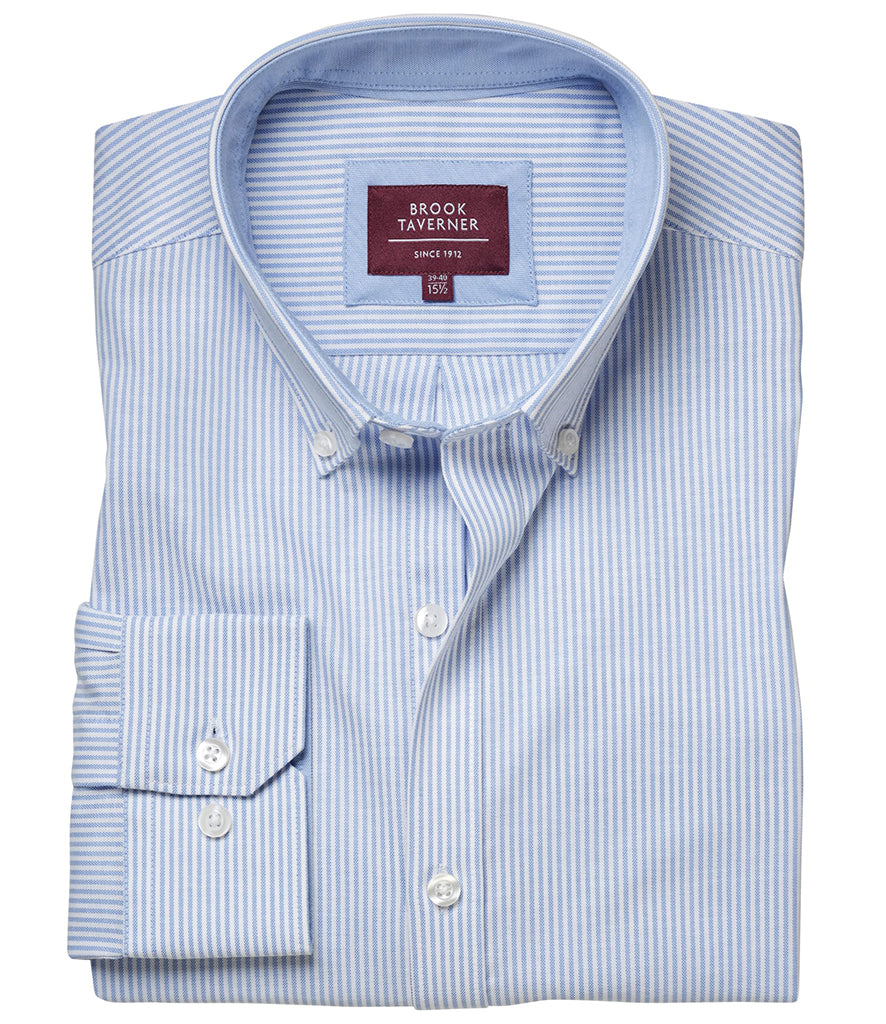 Brook Taverner Lawrence Long Sleeve Stretch Oxford Shirt