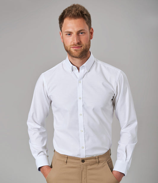 Brook Taverner Lawrence Long Sleeve Stretch Oxford Shirt