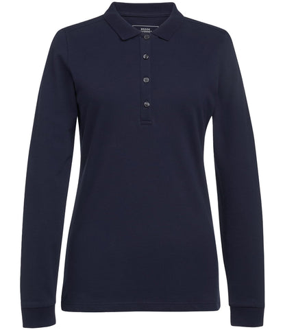 Brook Taverner Ladies Anna Long Sleeve Polo Shirt