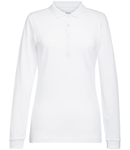 Brook Taverner Ladies Anna Long Sleeve Polo Shirt