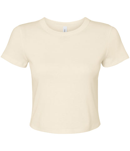 Bella Ladies Micro Rib Baby T-Shirt