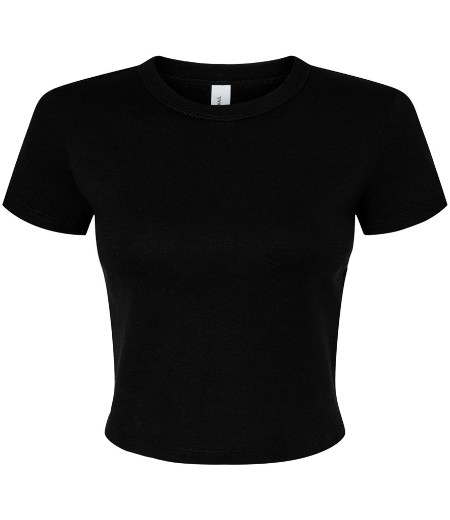 Bella Ladies Micro Rib Baby T-Shirt