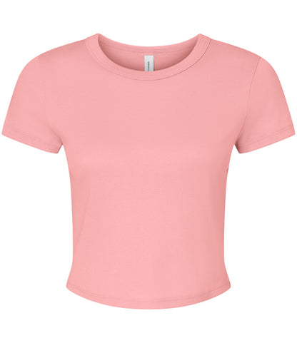 Bella Ladies Micro Rib Baby T-Shirt