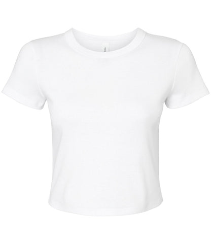 Bella Ladies Micro Rib Baby T-Shirt