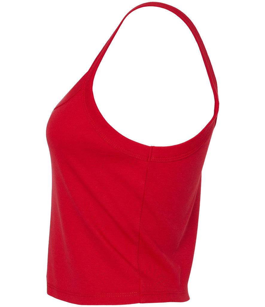 Bella Ladies Micro Rib Spaghetti Strap Tank Top