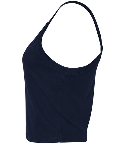 Bella Ladies Micro Rib Spaghetti Strap Tank Top