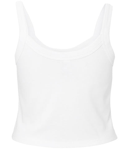 Bella Ladies Micro Rib Spaghetti Strap Tank Top