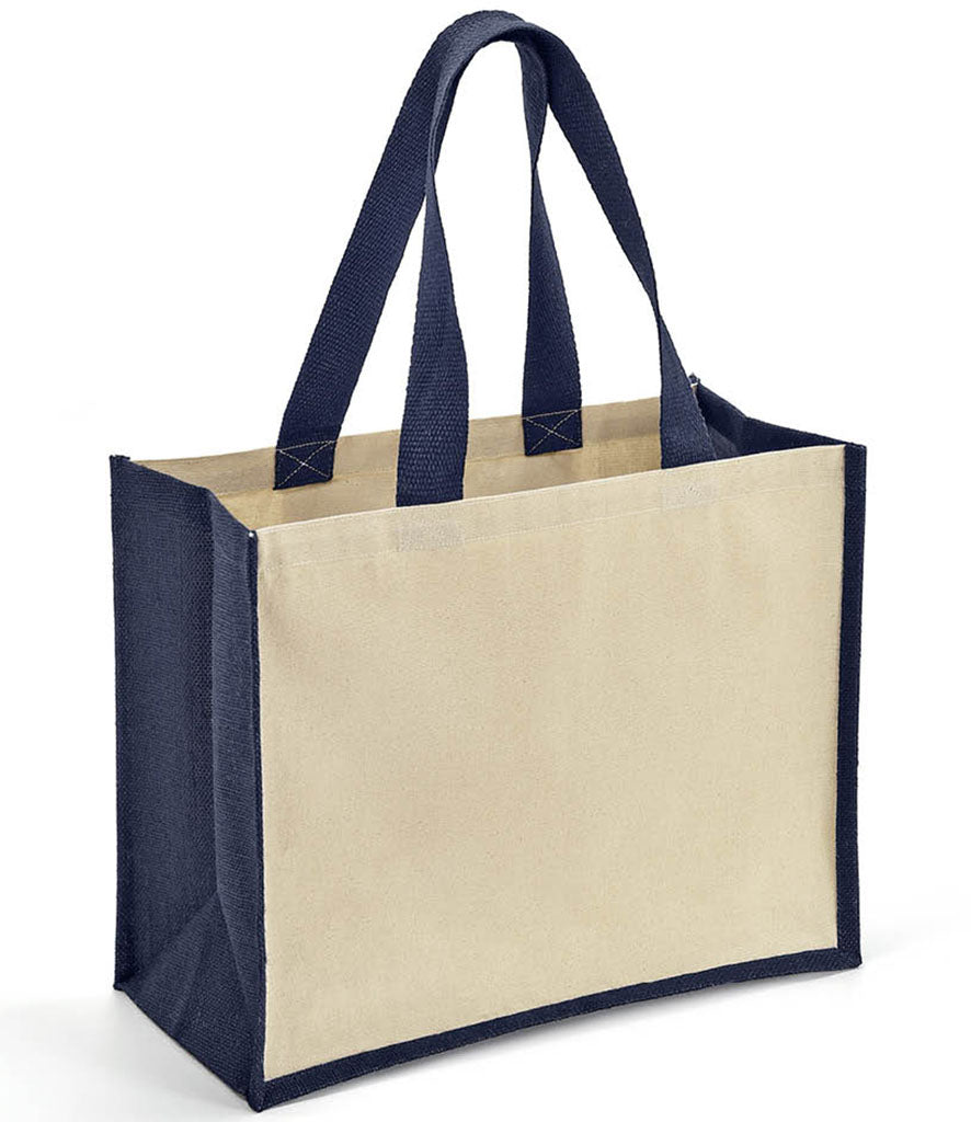 Brand Lab Jute and Canvas Shopper