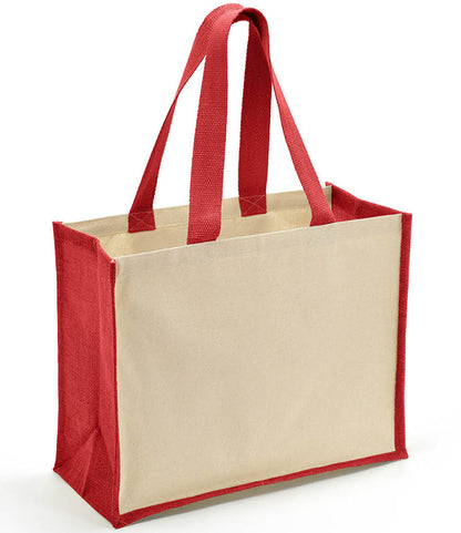 Brand Lab Jute and Canvas Shopper