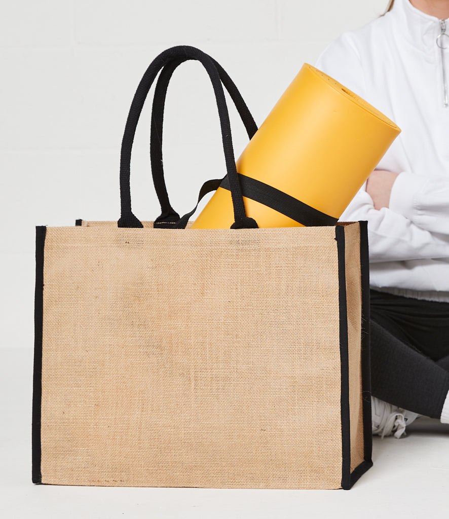 Brand Lab Jute Tipped Shopper