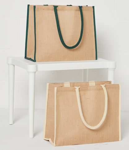 Brand Lab Jute Tipped Shopper