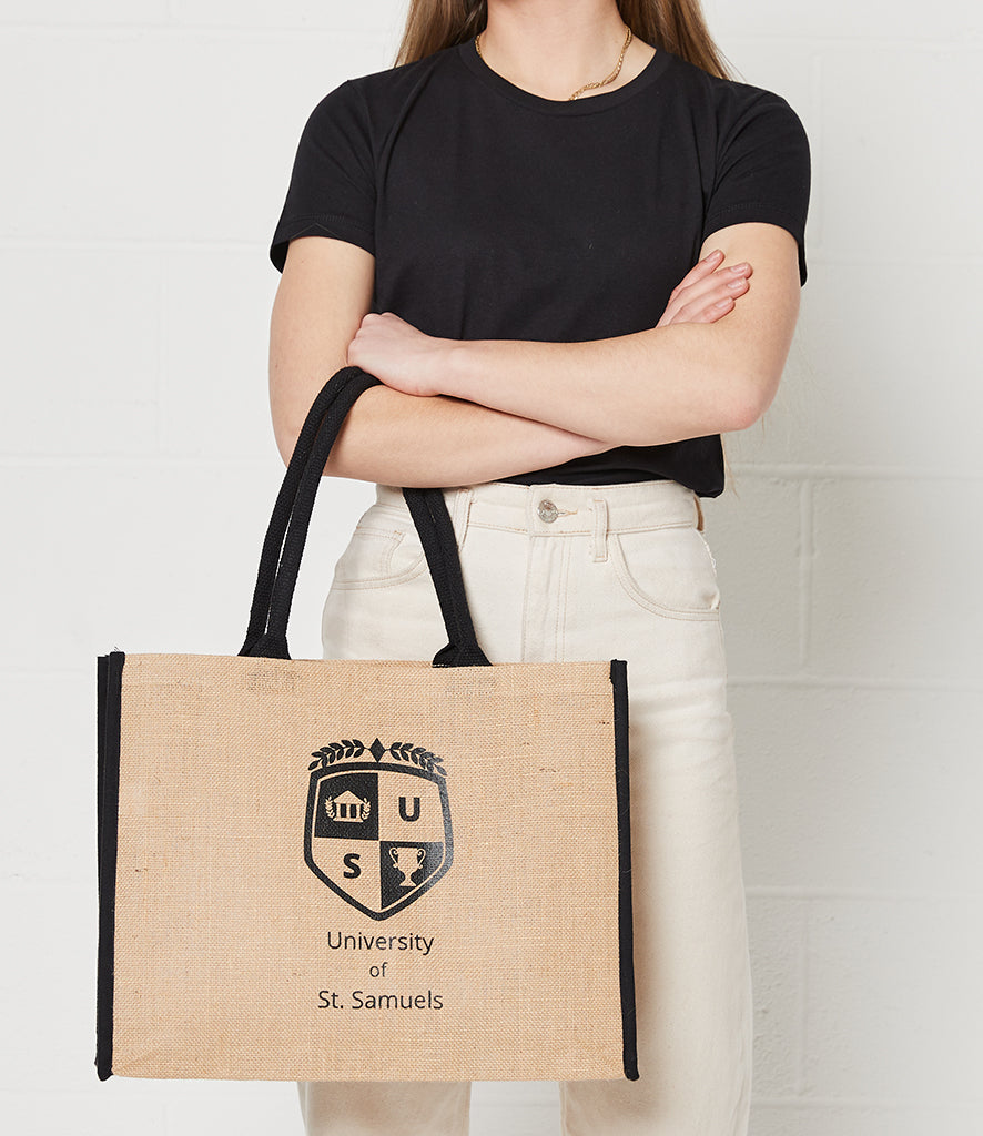 Brand Lab Jute Tipped Shopper