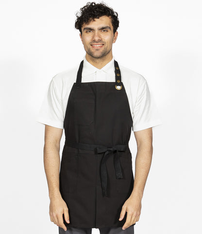 Dennys Canvas Apron with Front Split