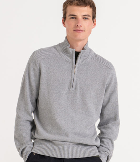 Ecologie Unisex Wakhan Zip Neck Sustainable Sweater