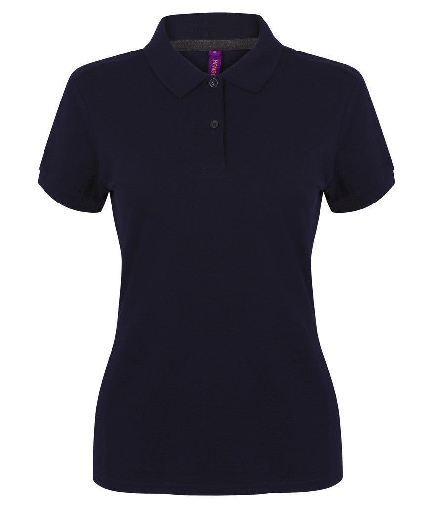 Henbury Ladies Modern Fit Cotton PiquÃ© Polo Shirt
