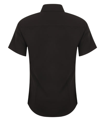 Henbury Ladies Short Sleeve Wicking Shirt