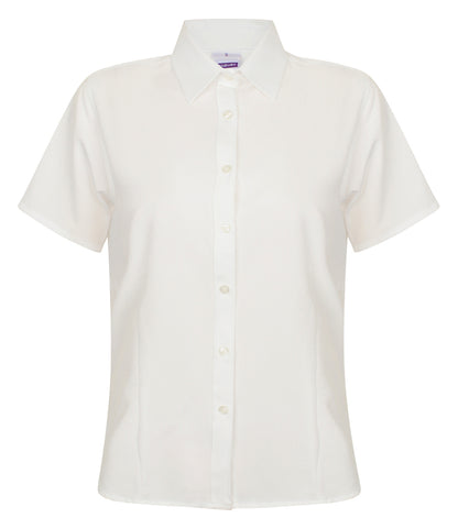 Henbury Ladies Short Sleeve Wicking Shirt