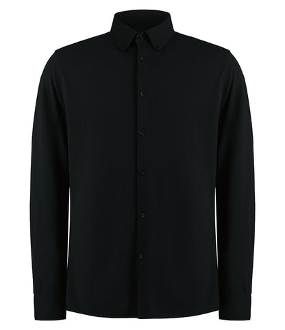 Kustom Kit Long Sleeve Superwash® 60°C Piqué Shirt