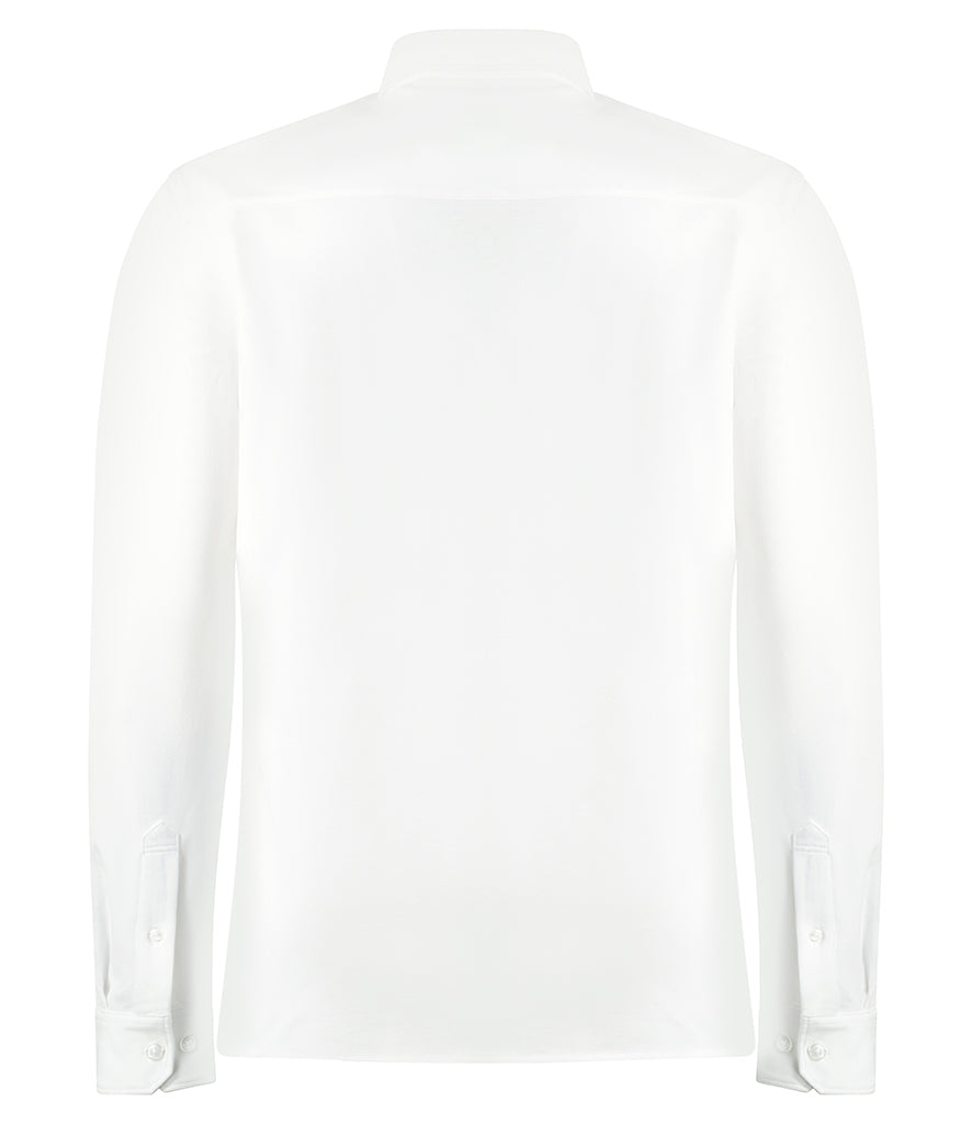 Kustom Kit Long Sleeve Superwash® 60°C Piqué Shirt