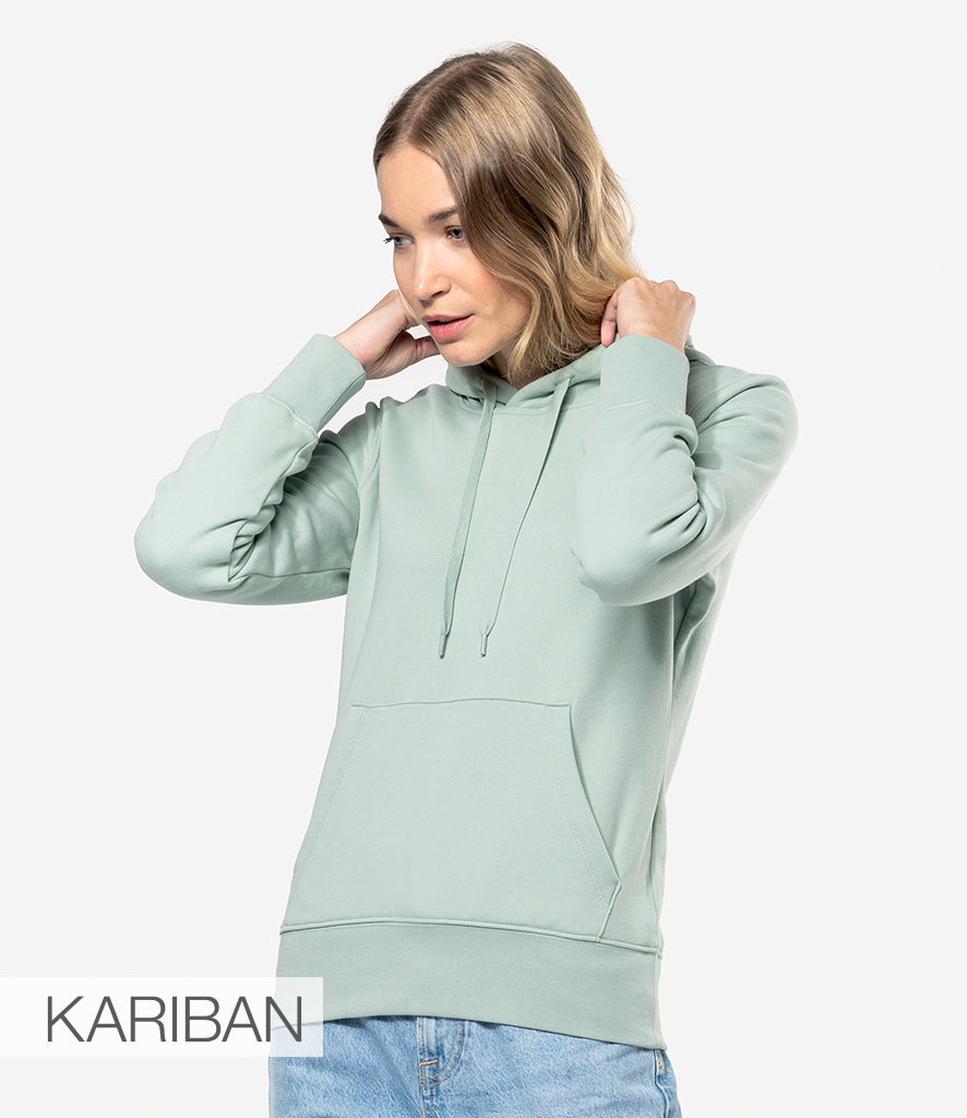 Kariban Ladies Eco Friendly Hooded Sweatshirt