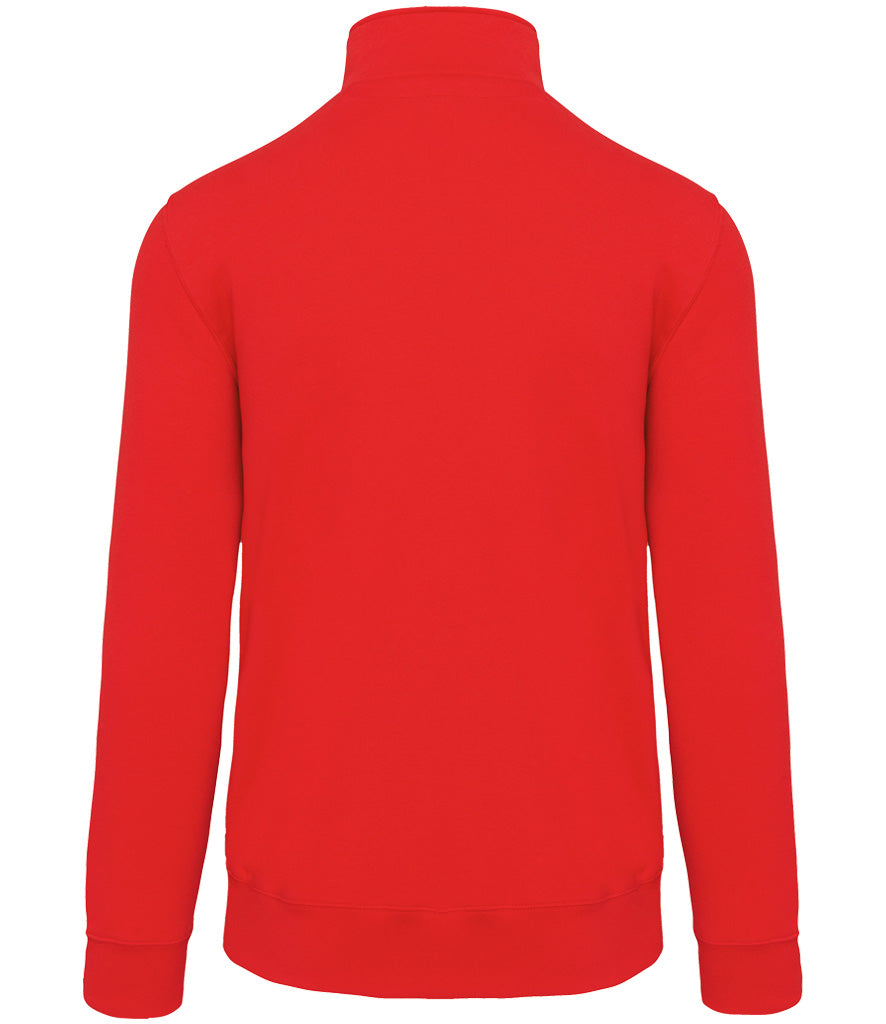 Kariban Zip Neck Sweatshirt