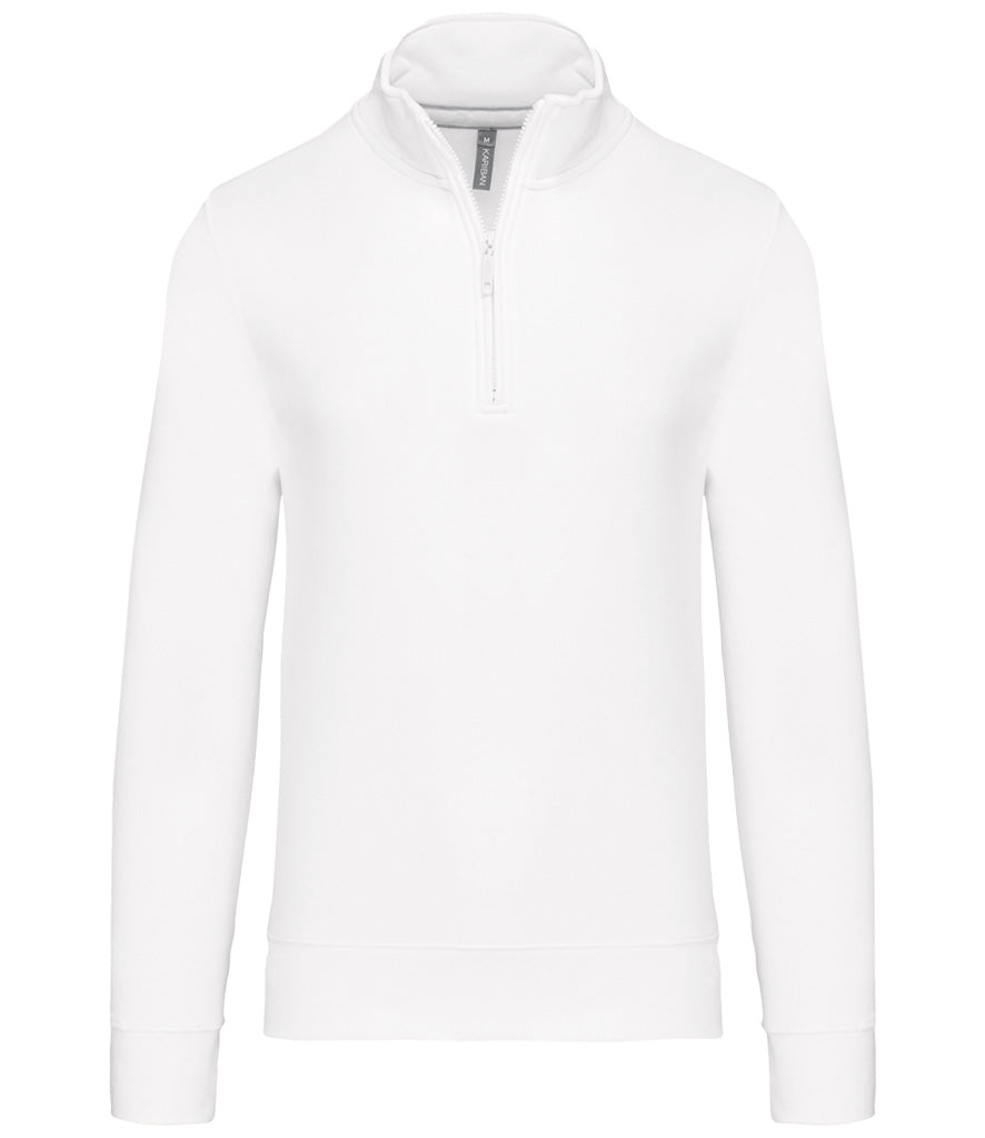 Kariban Zip Neck Sweatshirt