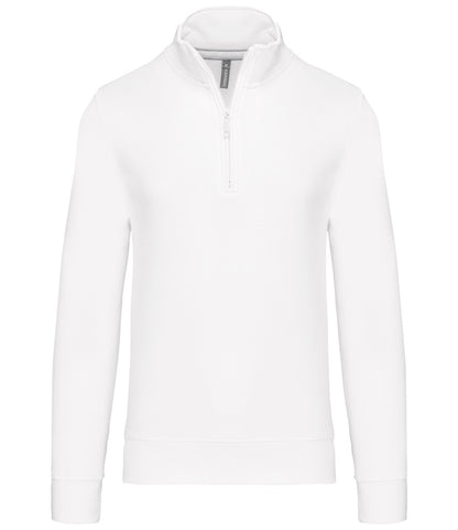 Kariban Zip Neck Sweatshirt