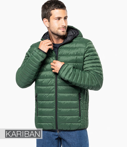 Kariban Lightweight Hooded Padded Jacket