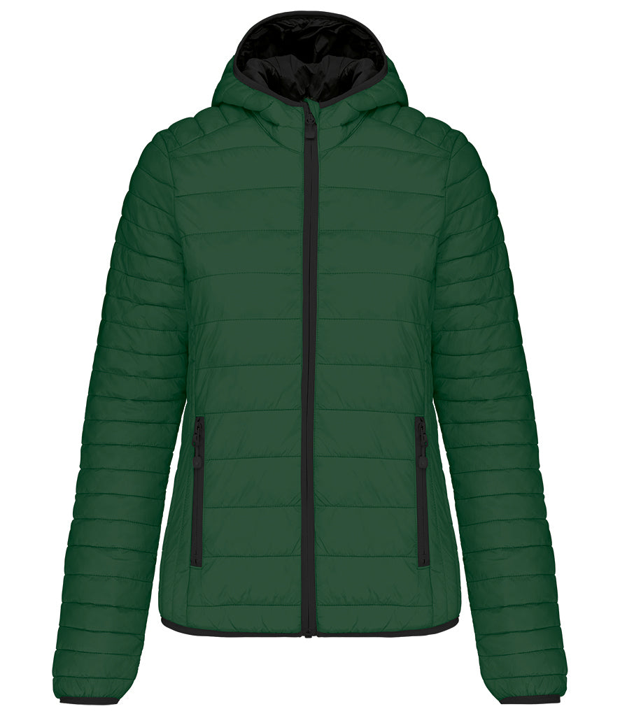 Kariban Ladies Lightweight Hooded Padded Jacket